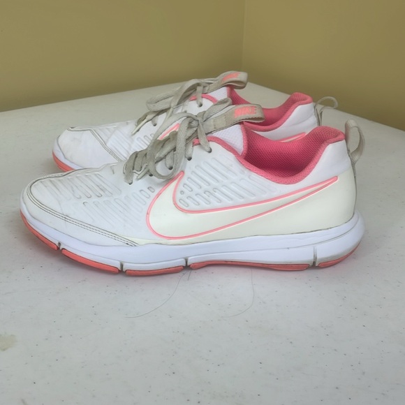 Women’s Nike Explorer 2 Golf Shoes Size 8.5 Pink And White Lace Up - Picture 13 of 13